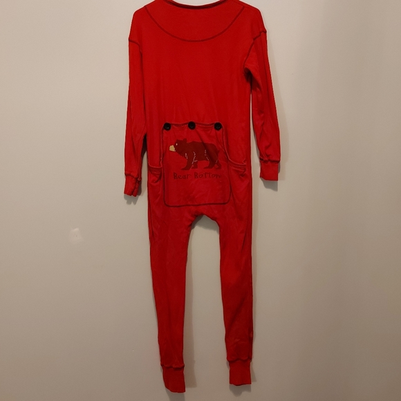 Lazy One Other - Lazy One Adult Onsie Red Xsmall